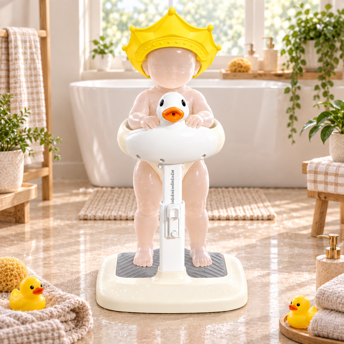 Baby Duck Bath Support Toy + Gift Hat