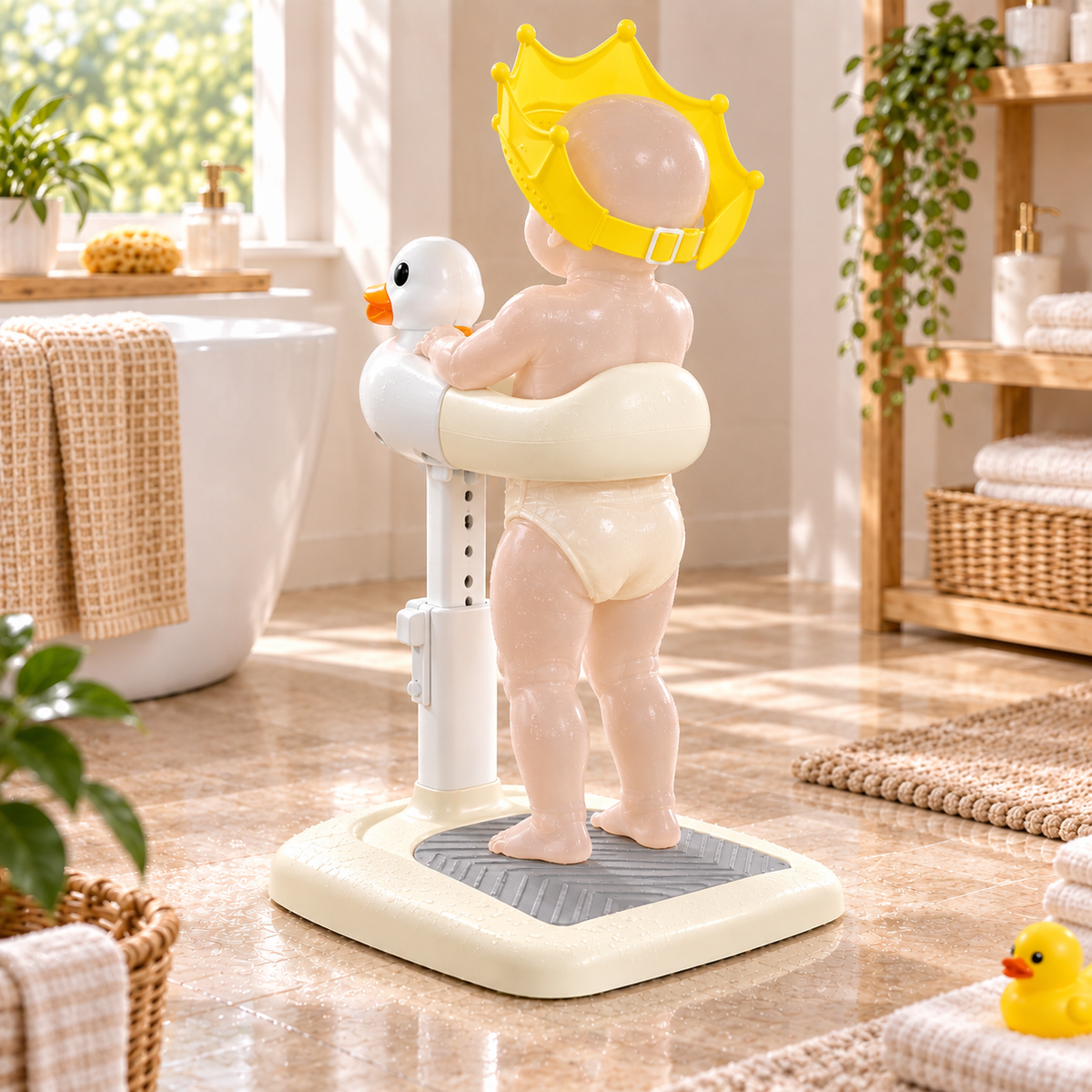 Baby Duck Bath Support Toy + Gift Hat
