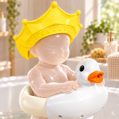 Baby Duck Bath Support Toy + Gift Hat